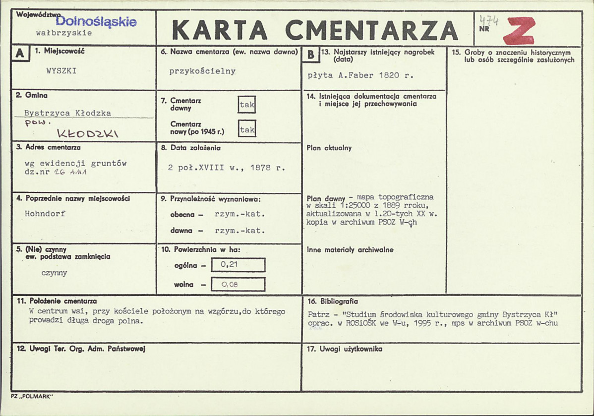 Karta cmentarza, skan nr 1