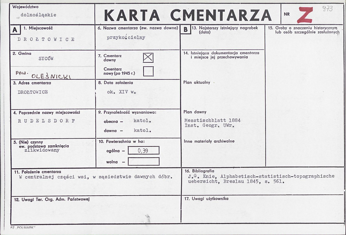 Karta cmentarza, skan nr 1