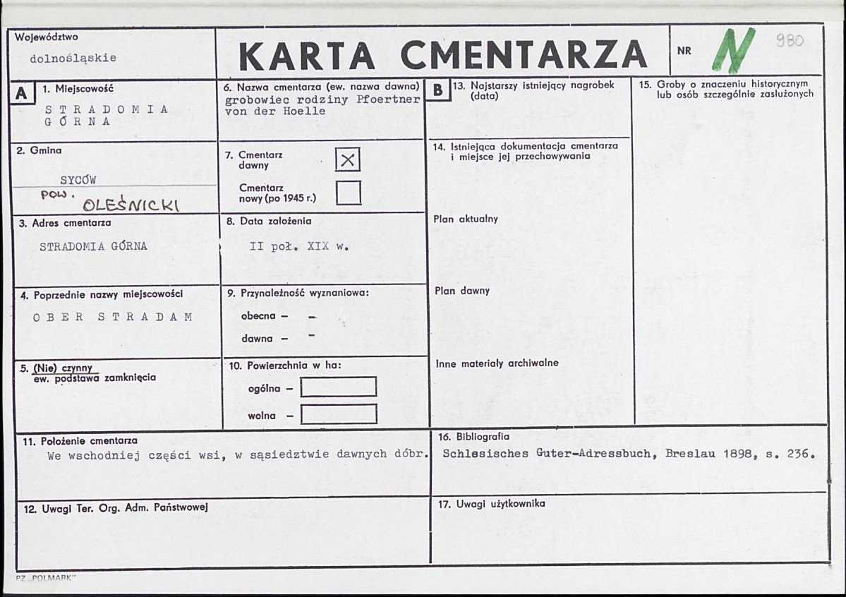 Karta cmentarza, skan nr 1