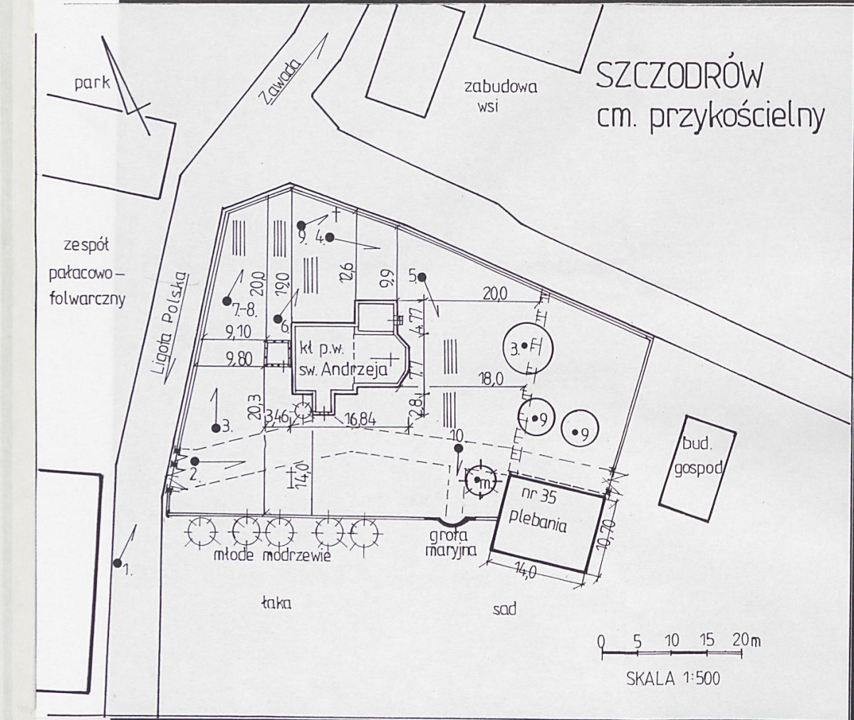 Karta cmentarza, skan nr 3