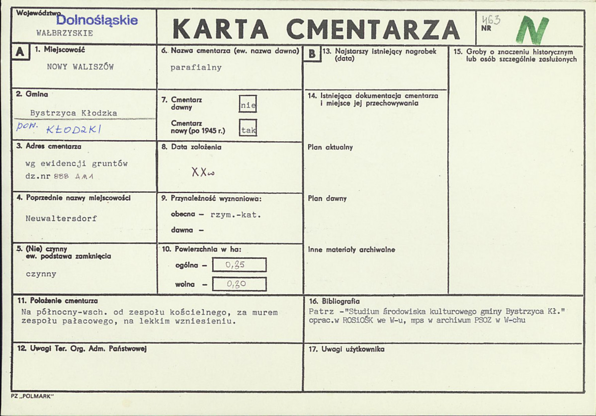 Karta cmentarza, skan nr 1