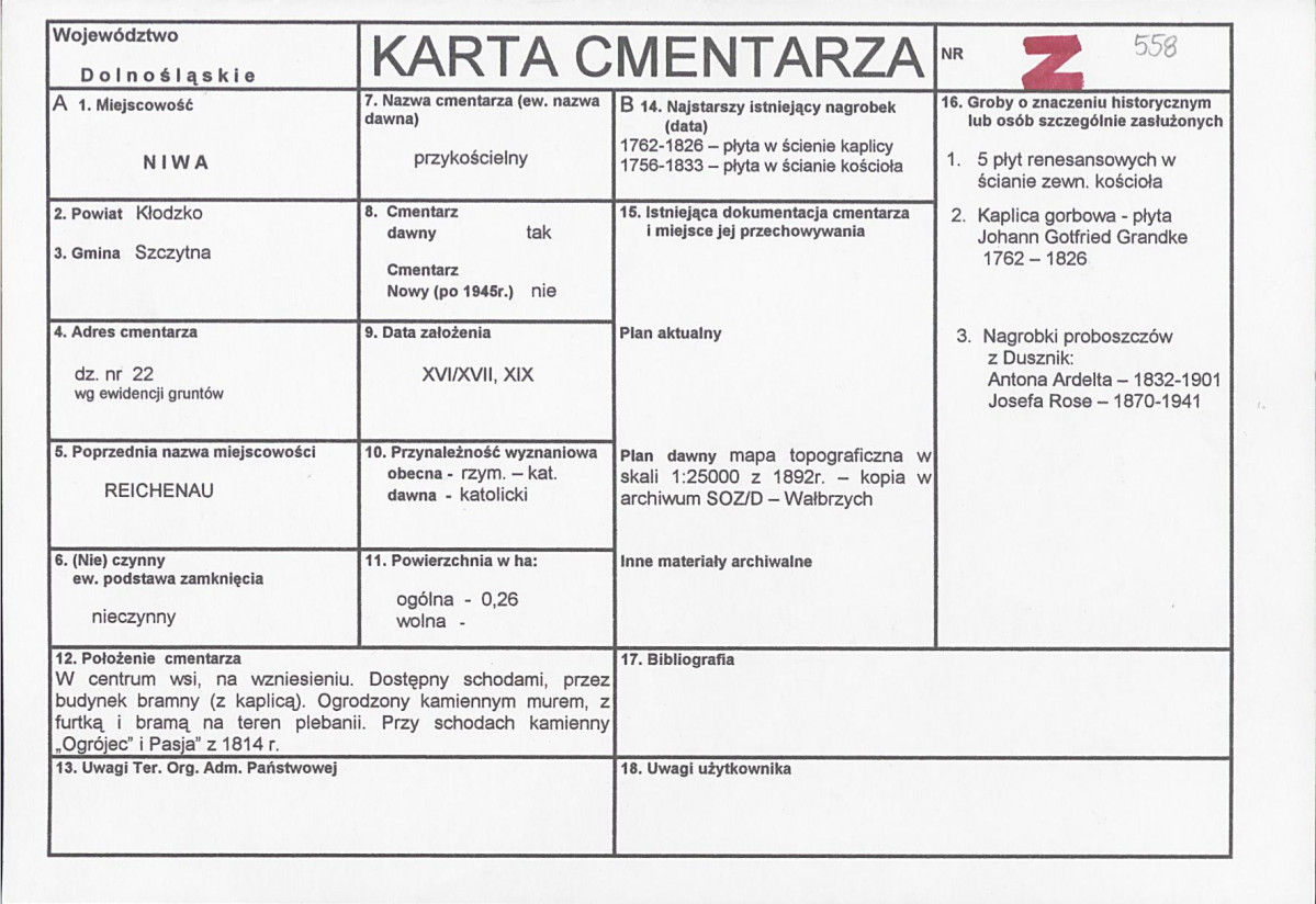 Karta cmentarza, skan nr 1