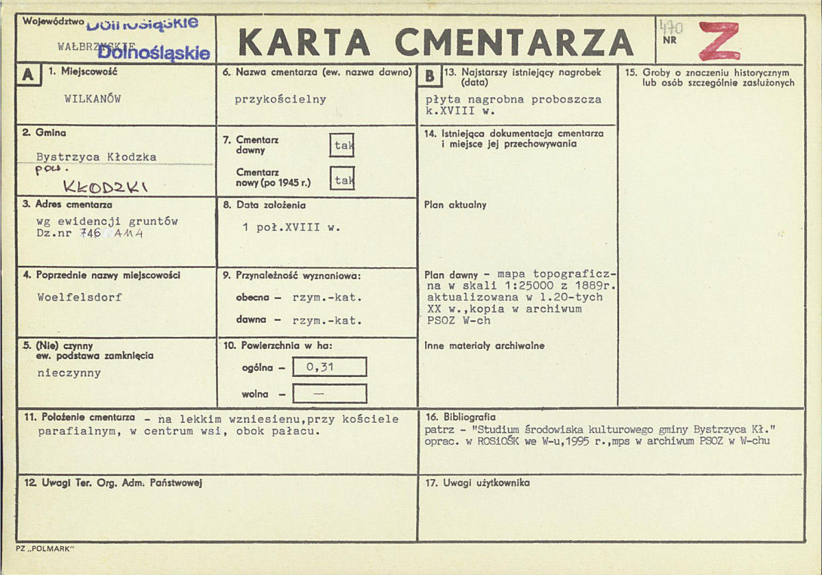 Karta cmentarza, skan nr 1