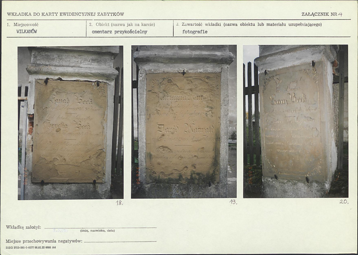 Karta cmentarza, skan nr 11