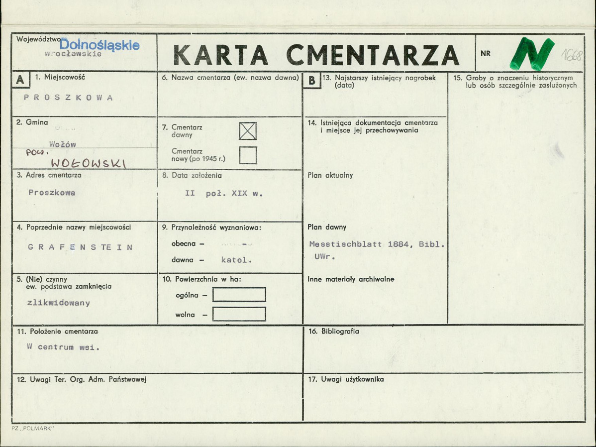 Karta cmentarza, skan nr 1