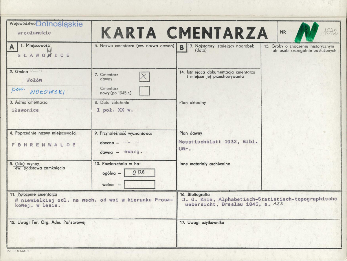 Karta cmentarza, skan nr 1