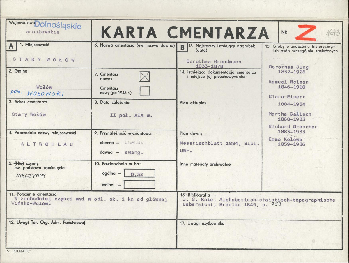 Karta cmentarza, skan nr 1