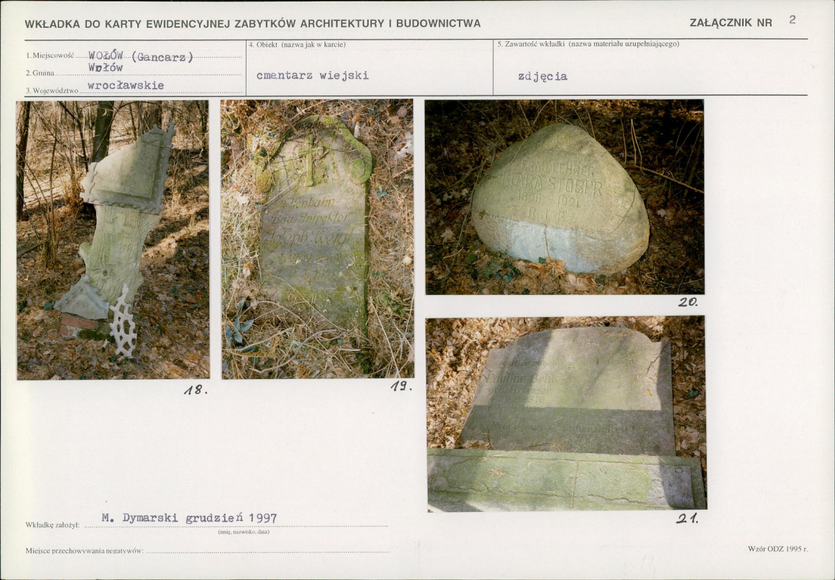 Karta cmentarza, skan nr 8