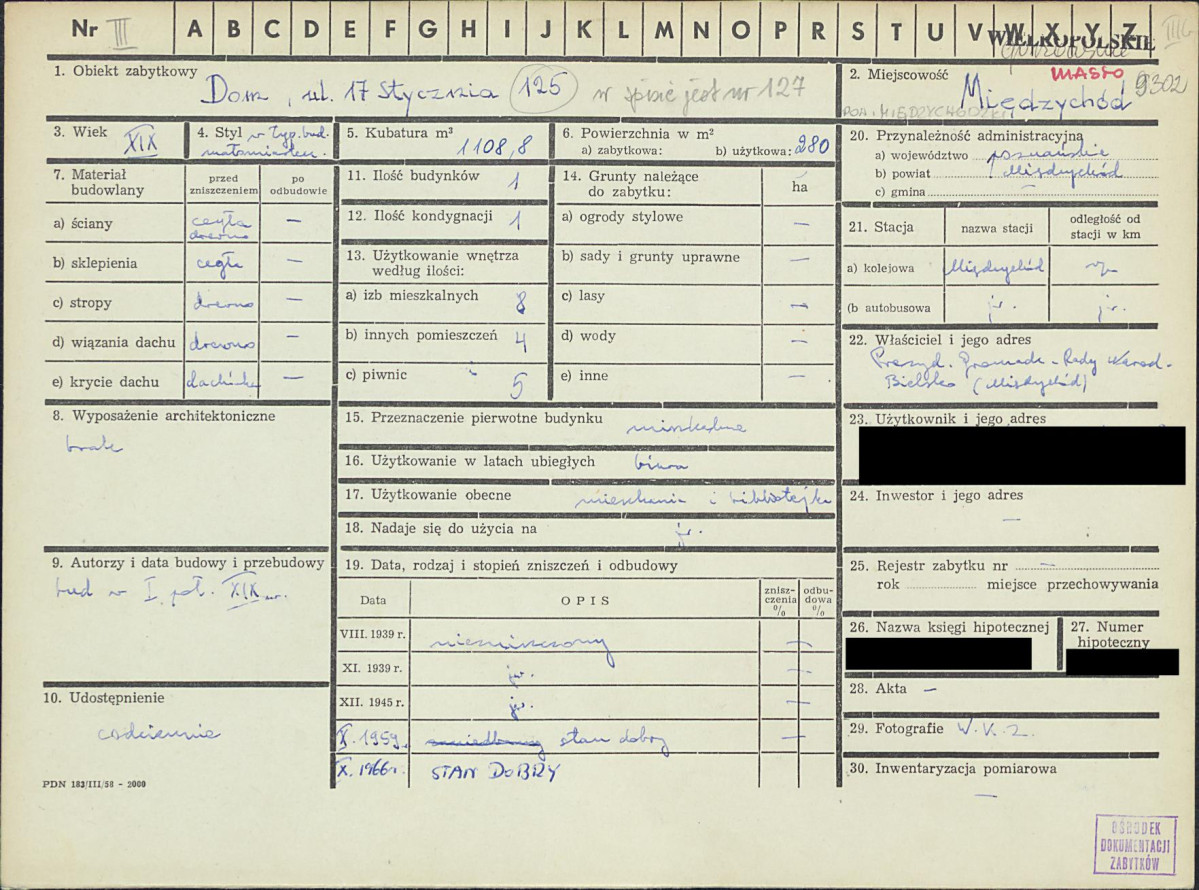 KZ - Karta zielona, skan nr 1