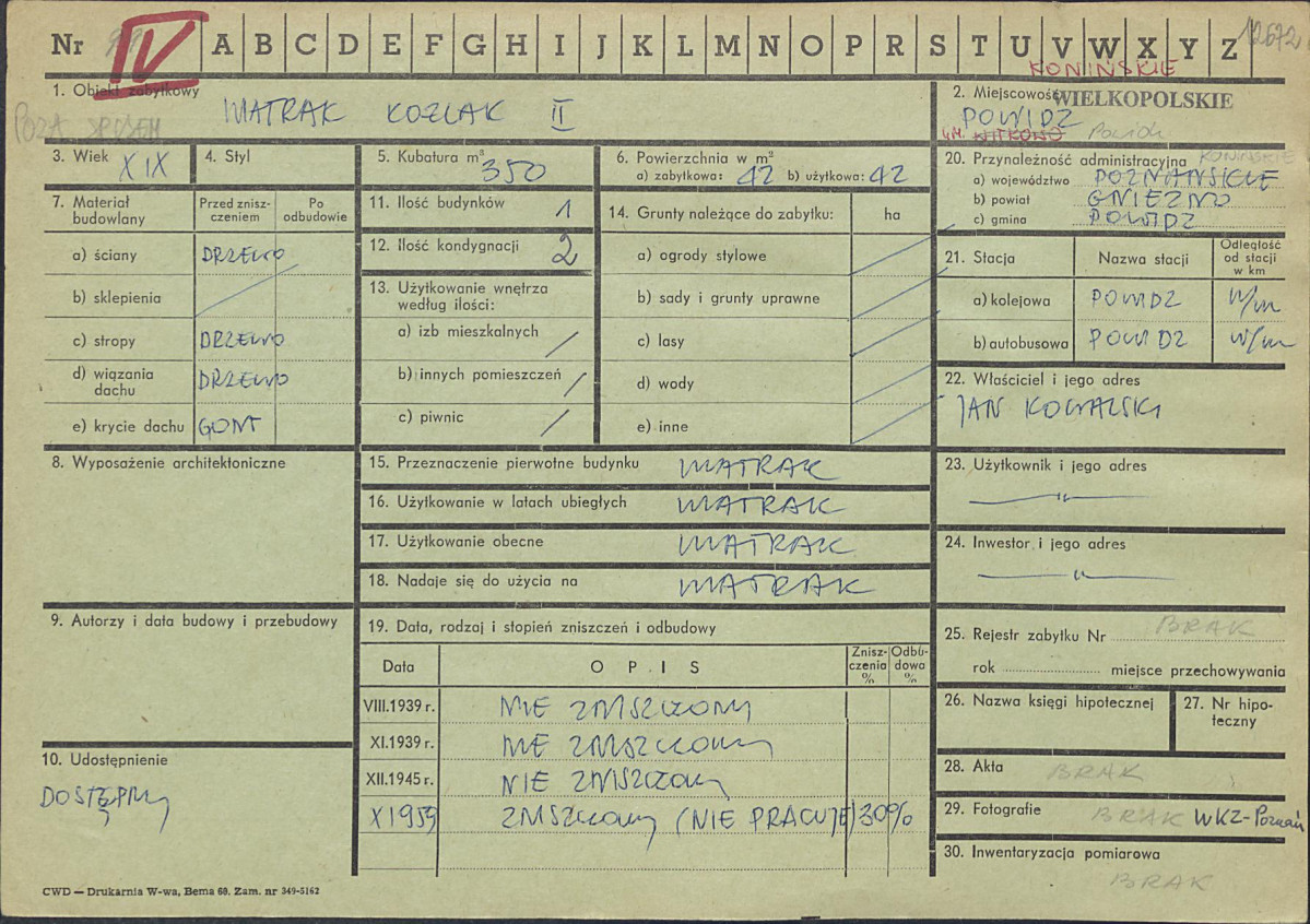 Karta zielona, skan nr 1