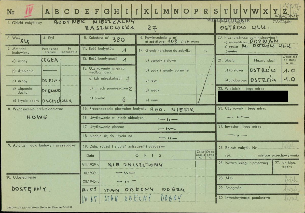 KZ - Karta zielona, skan nr 1