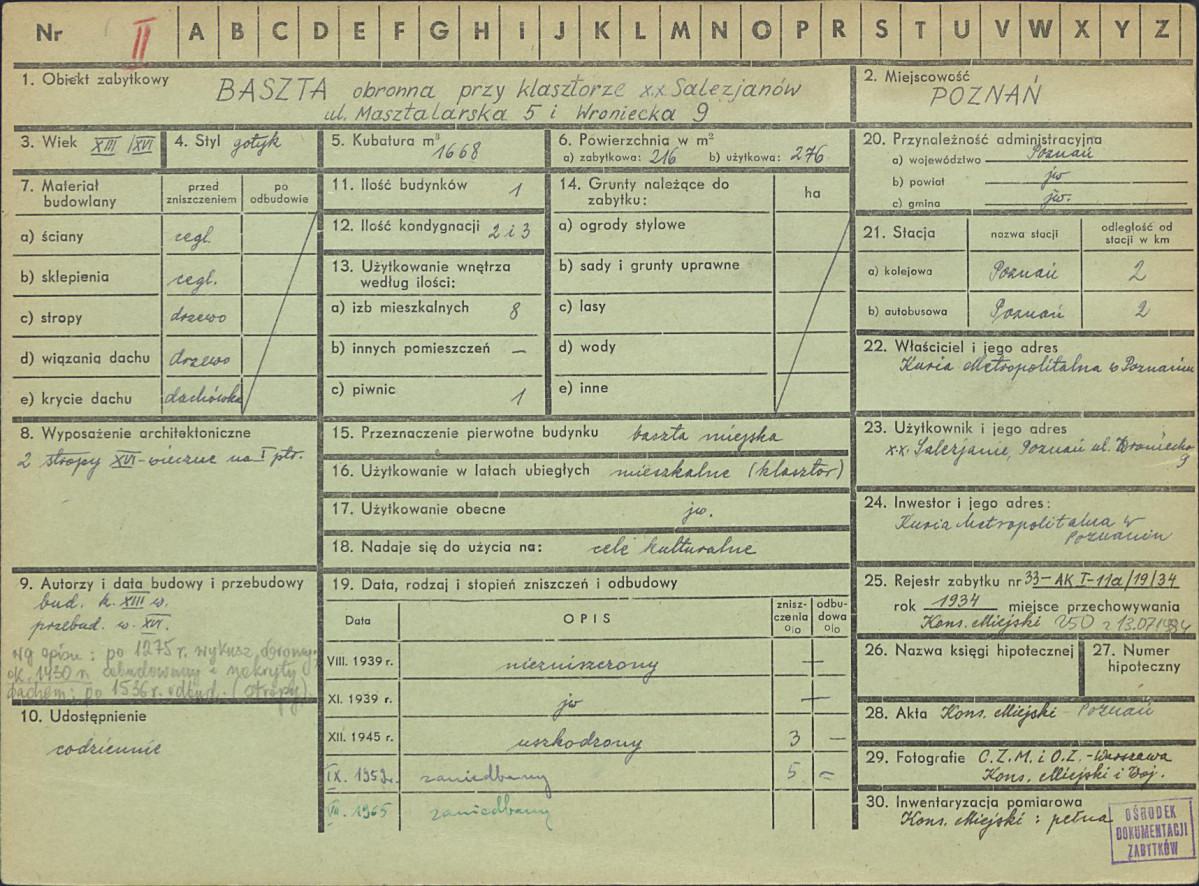 Karta zielona, skan nr 1