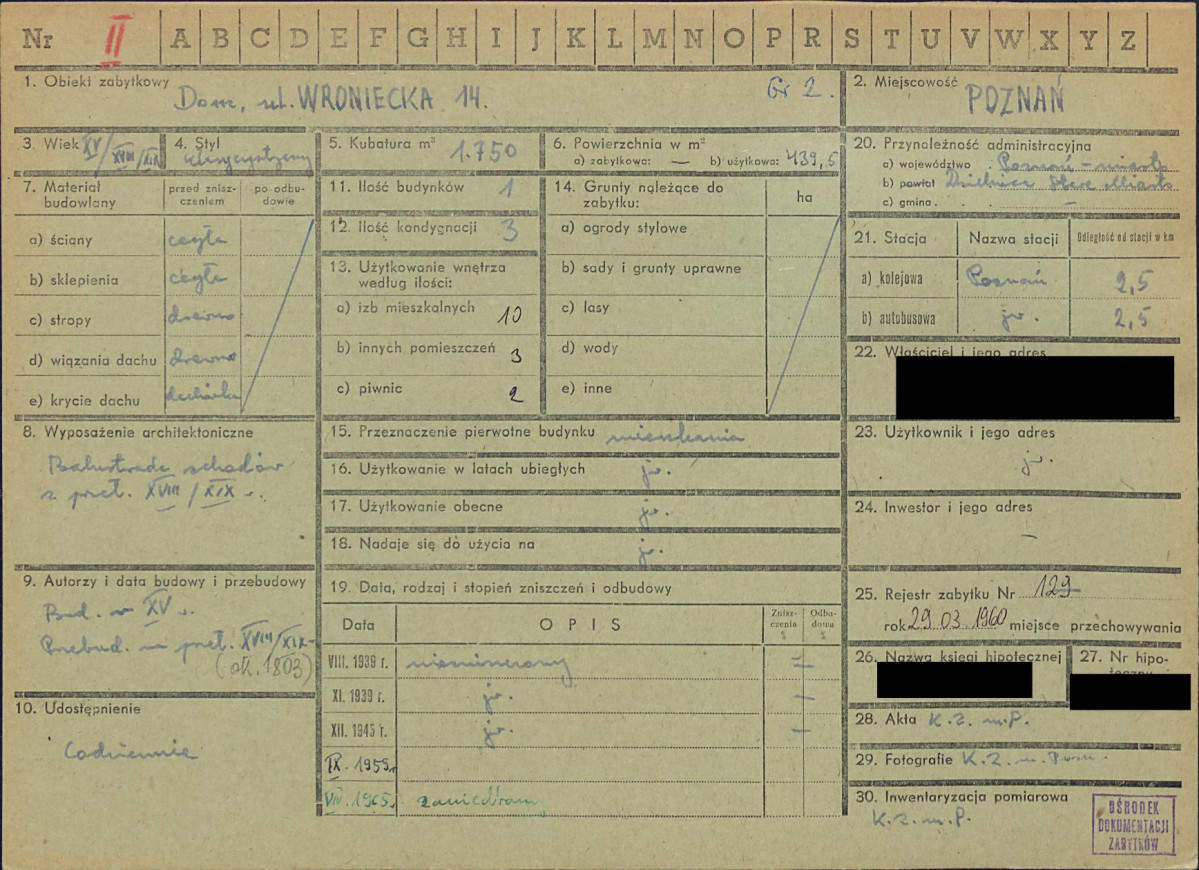 KZ - Karta zielona, skan nr 1