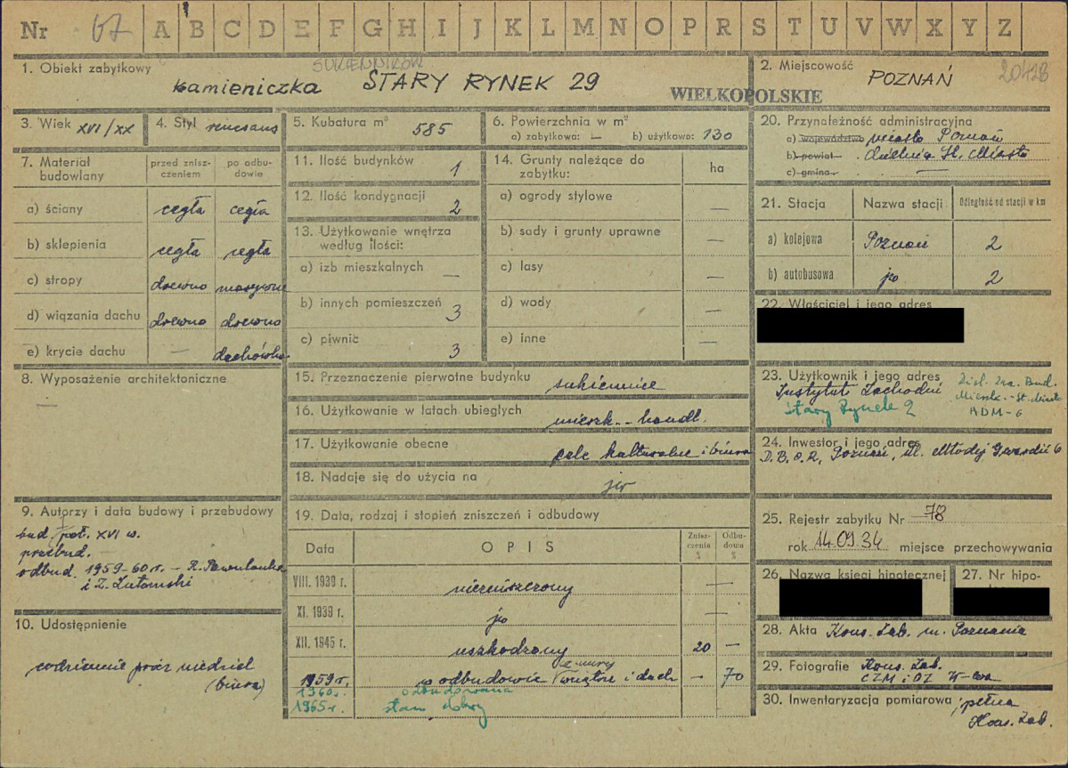 KZ - Karta zielona, skan nr 1