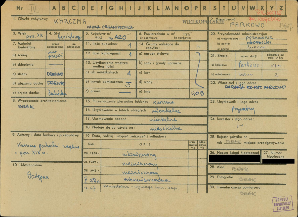 KZ - Karta zielona, skan nr 1