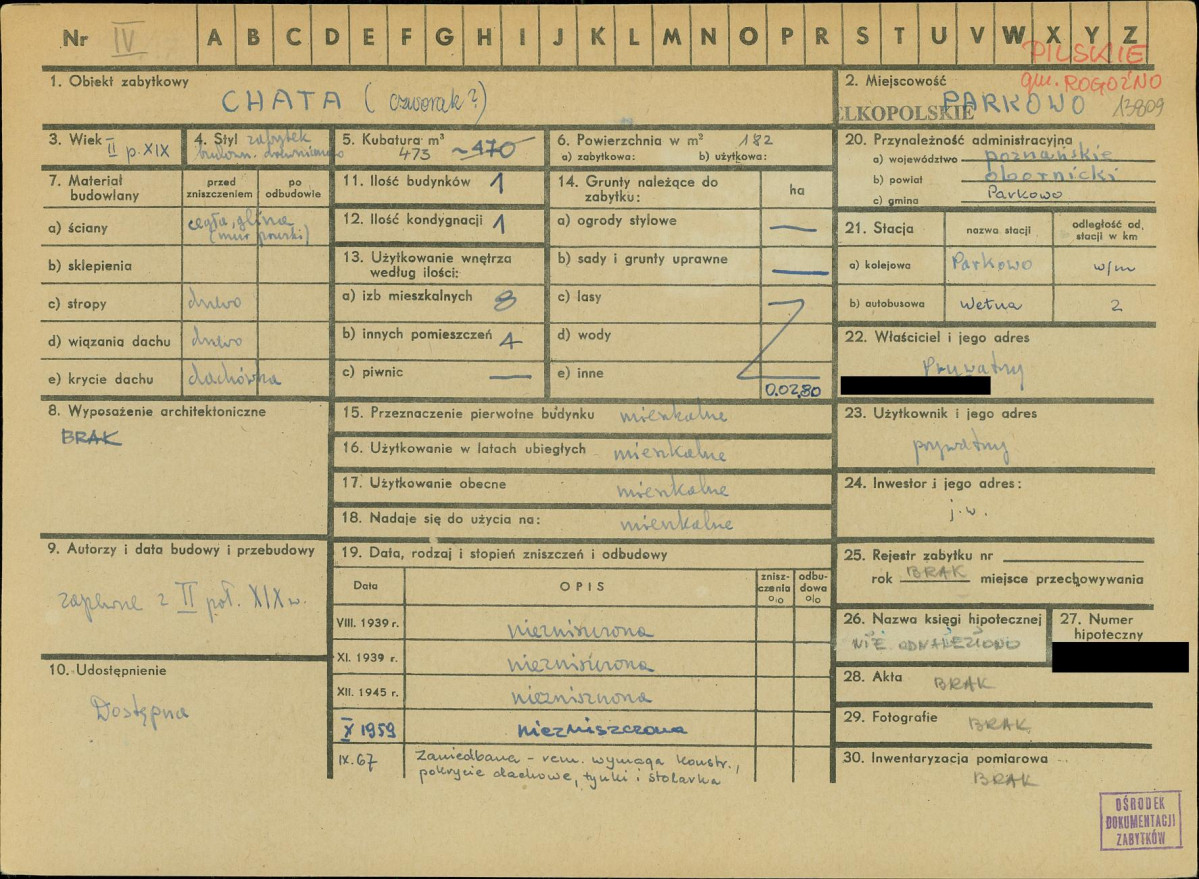 KZ - Karta zielona, skan nr 1