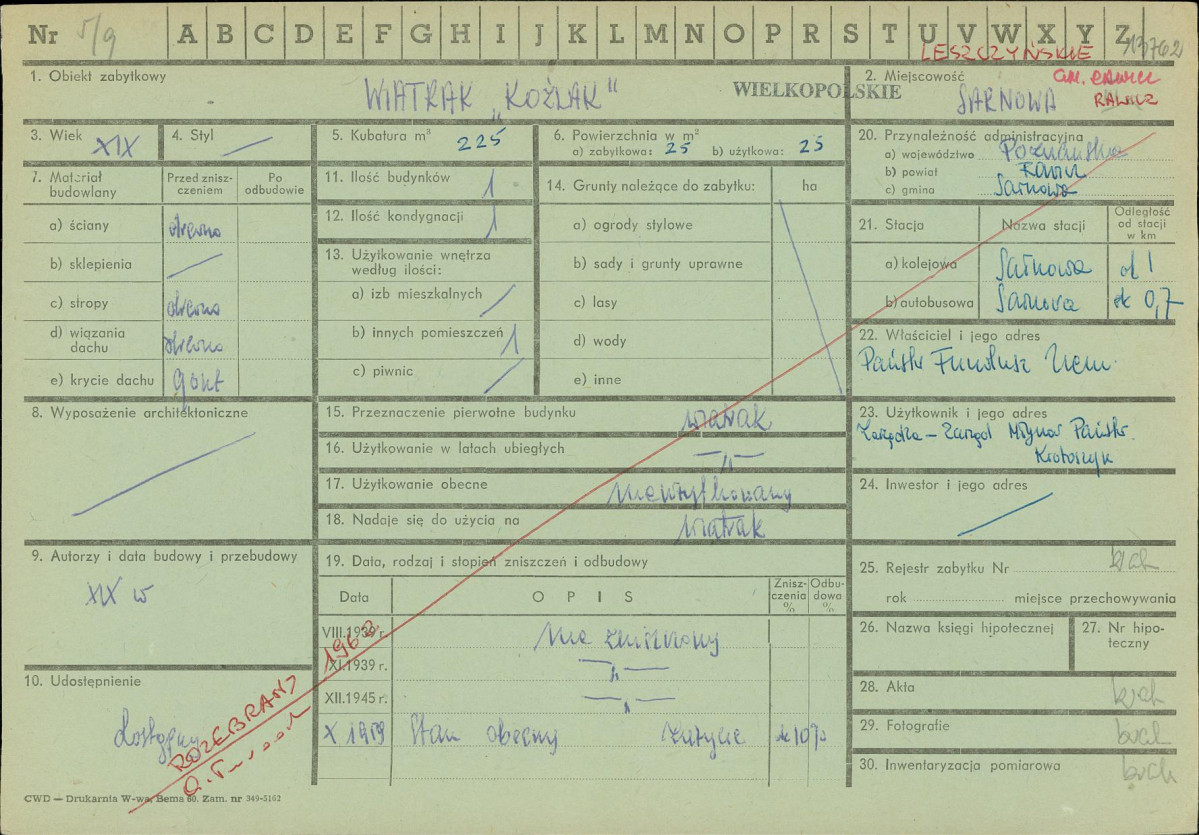 Karta zielona, skan nr 1