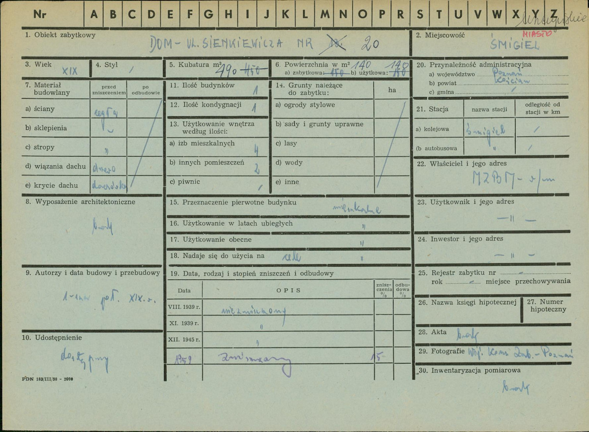 Karta zielona, skan nr 1