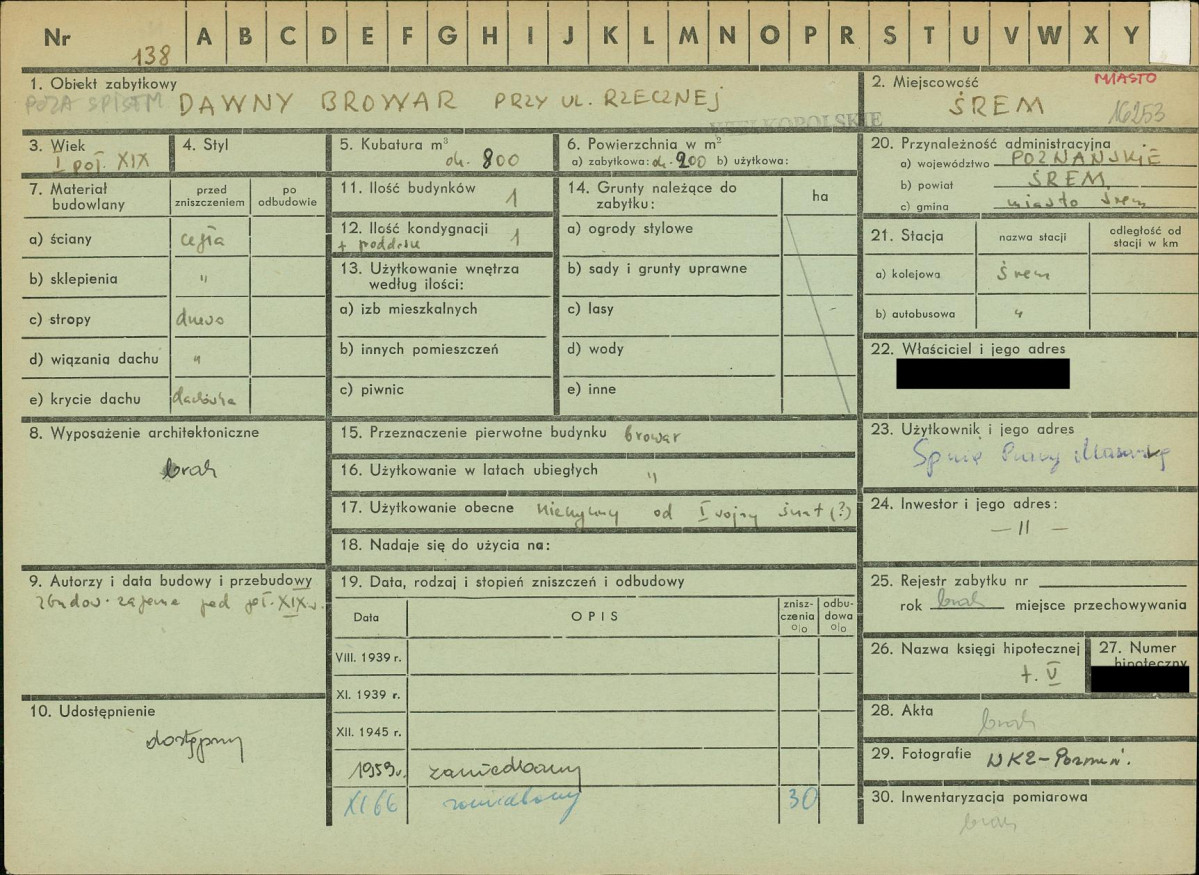 KZ - Karta zielona, skan nr 1