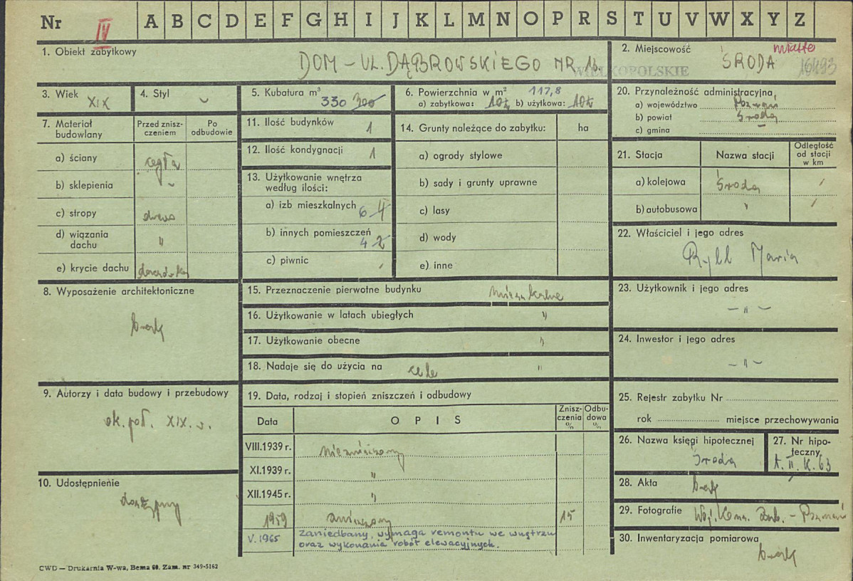 Karta zielona, skan nr 1