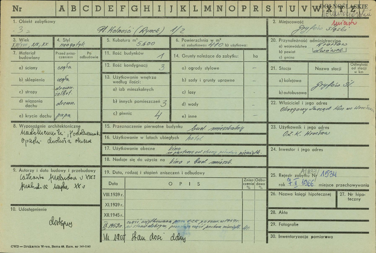 Karta zielona, skan nr 1