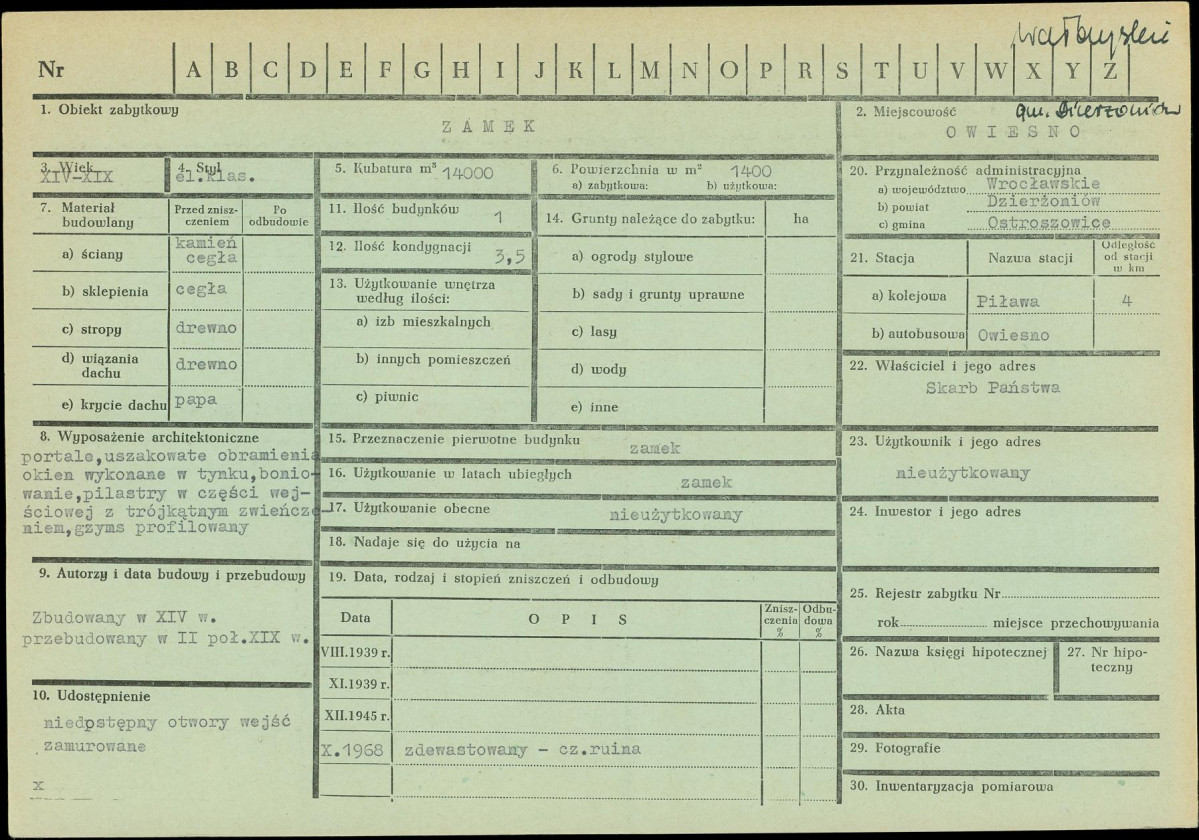 KZ - Karta zielona, skan nr 1