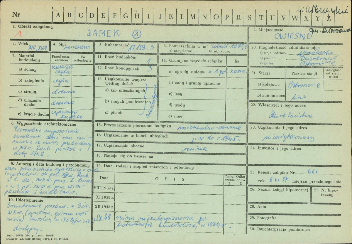 KZ - Karta zielona, skan nr 1