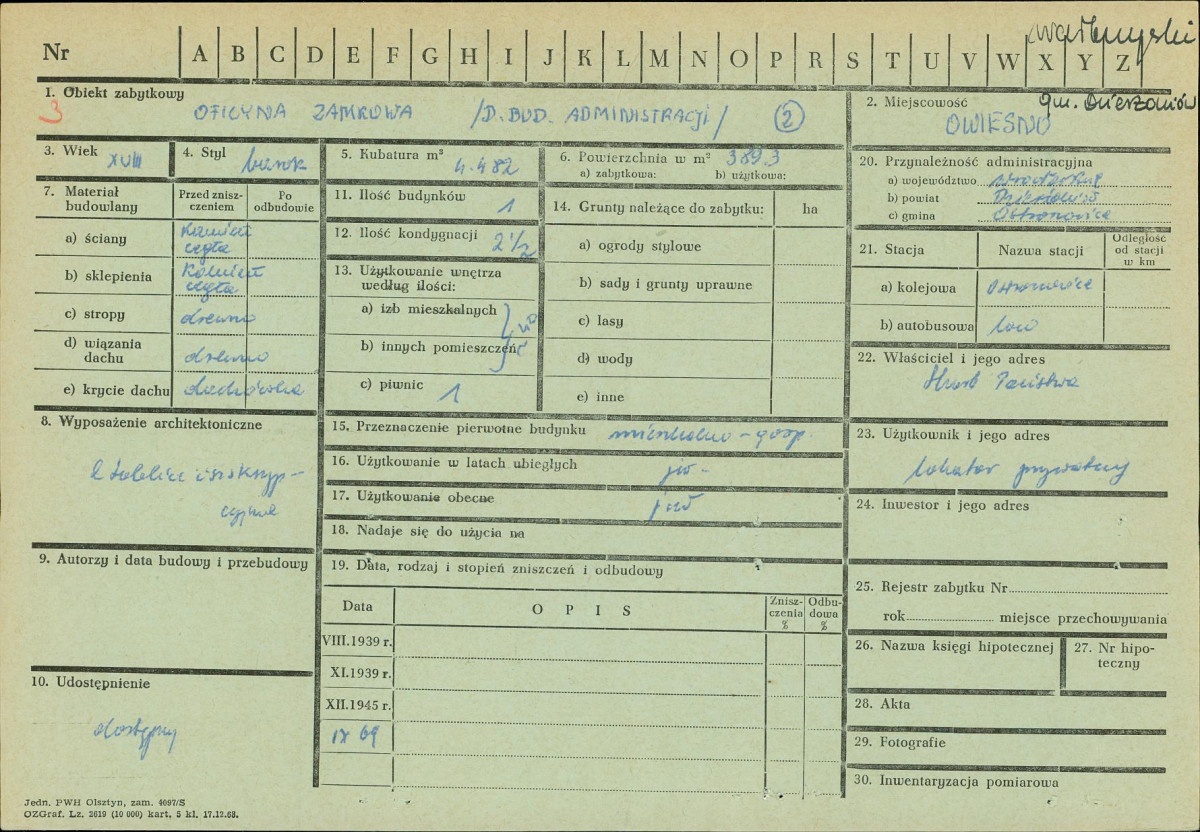 KZ - Karta zielona, skan nr 1