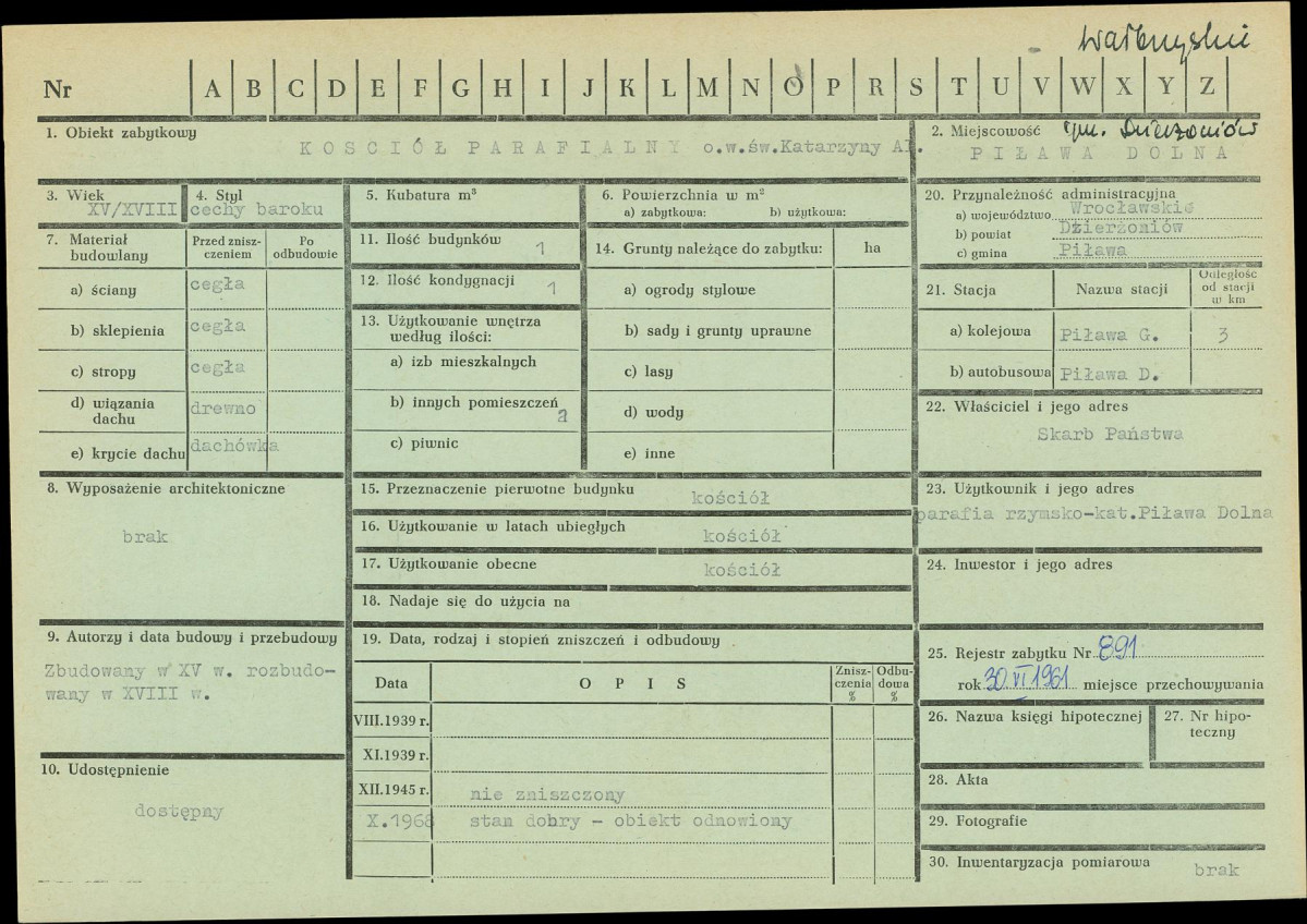 KZ - Karta zielona, skan nr 1