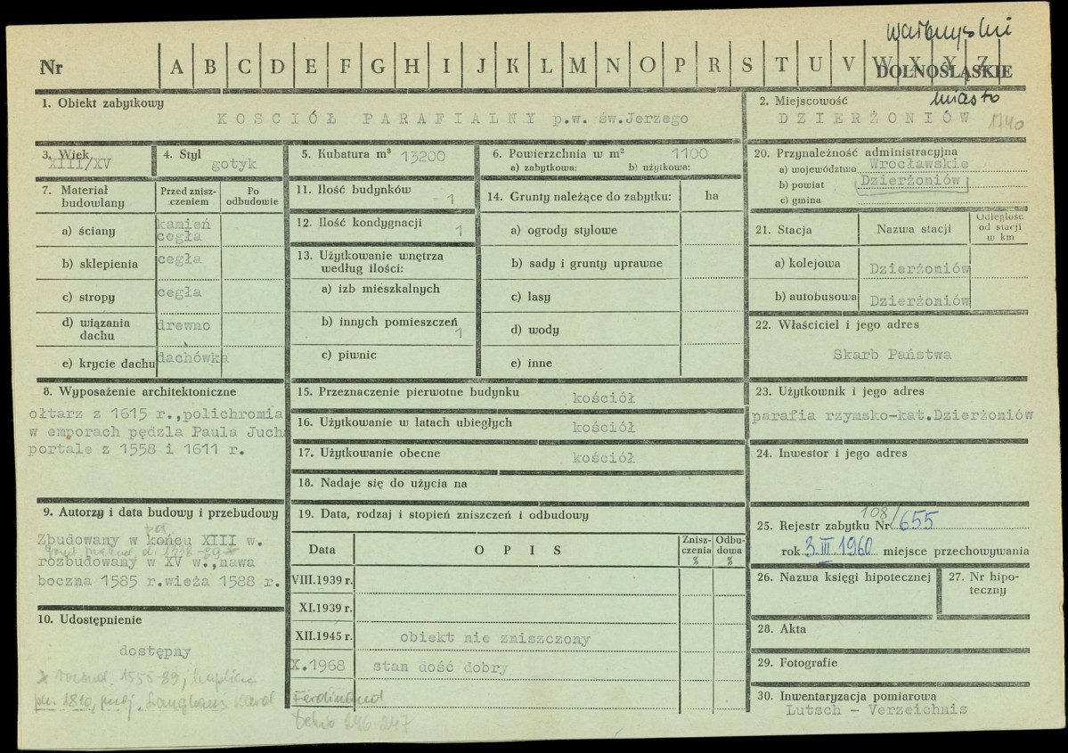 KZ - Karta zielona, skan nr 1