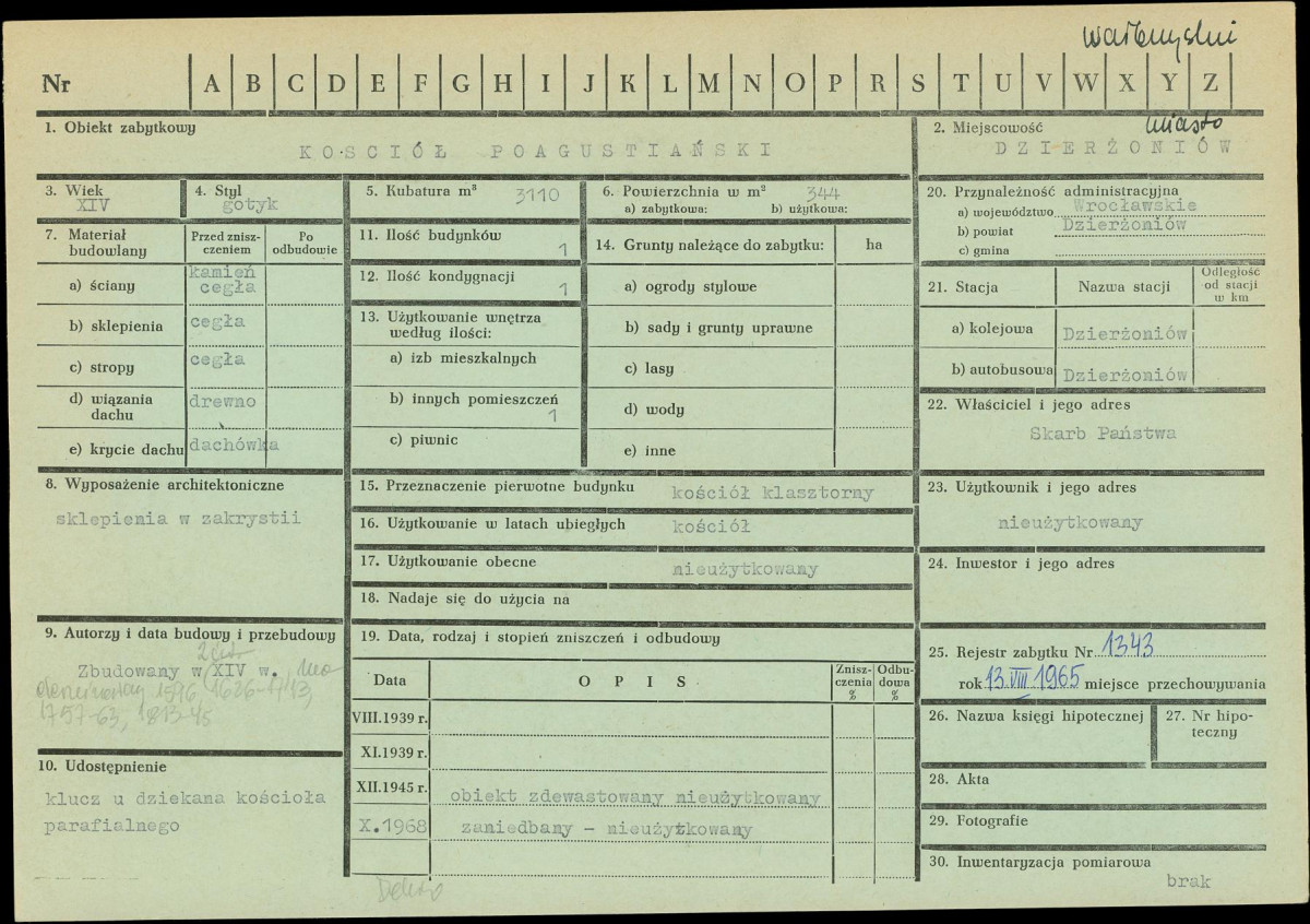 KZ - Karta zielona, skan nr 1