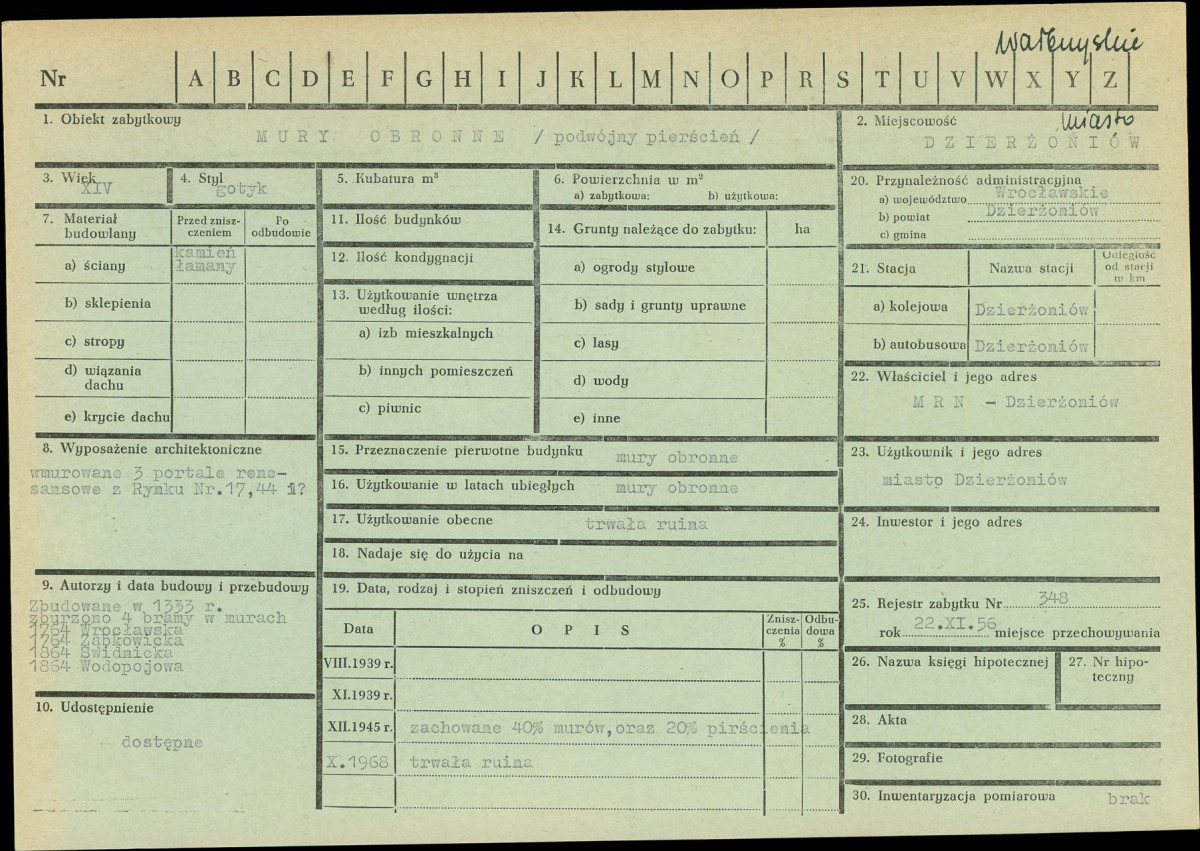 KZ - Karta zielona, skan nr 1