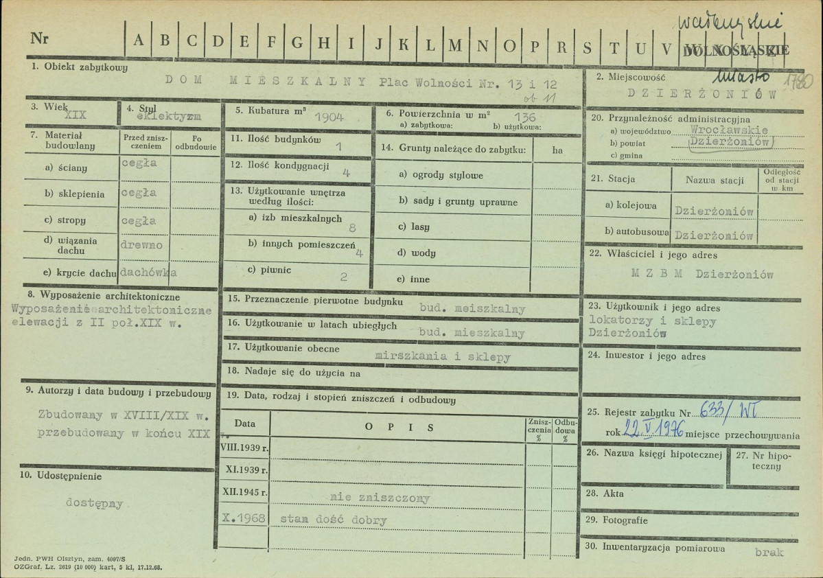 KZ - Karta zielona, skan nr 1
