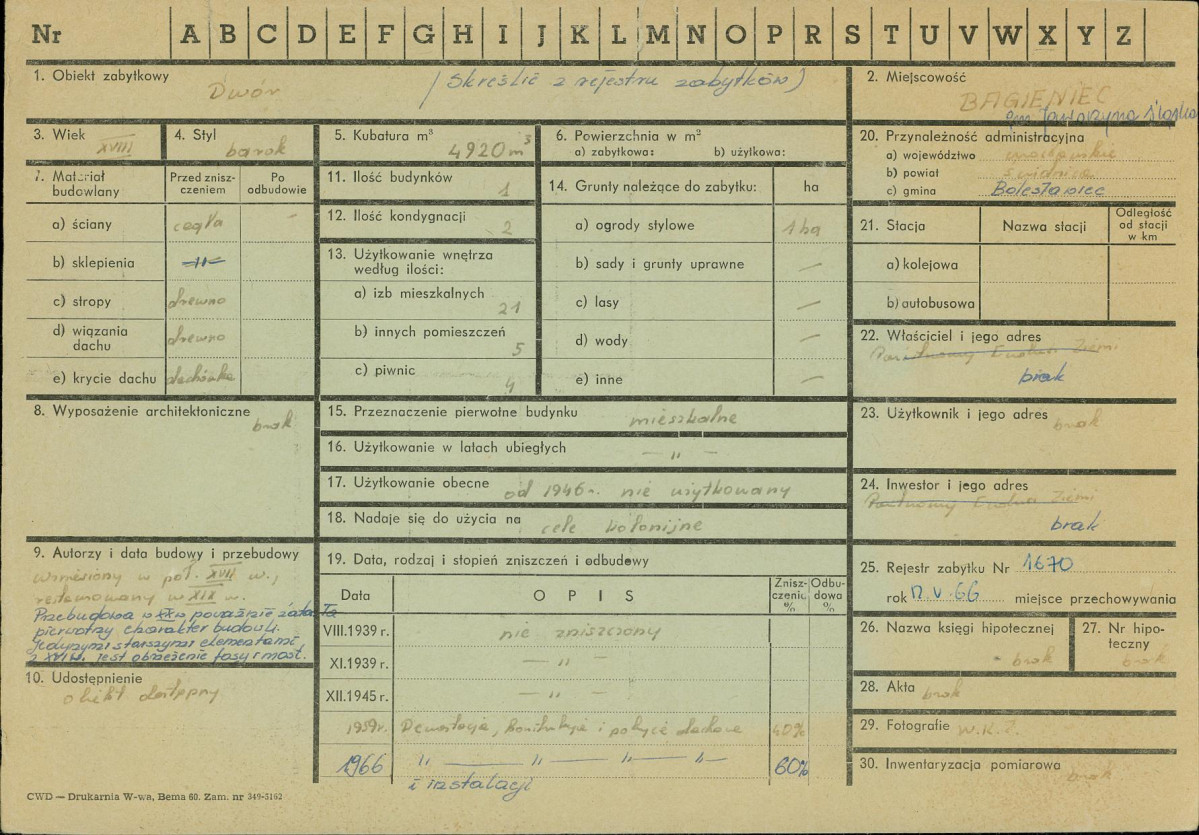 Karta zielona, skan nr 1