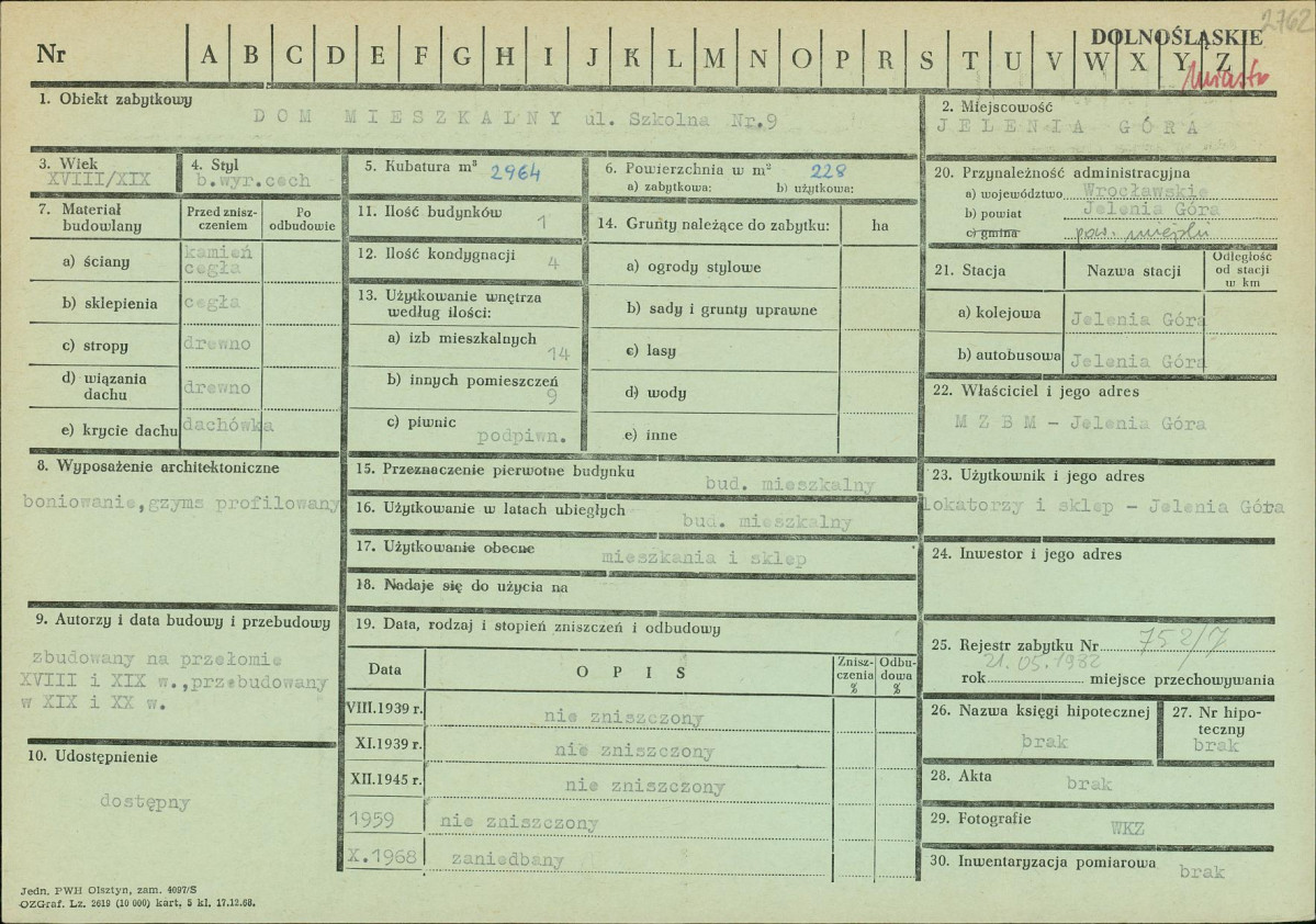 Karta zielona, skan nr 1