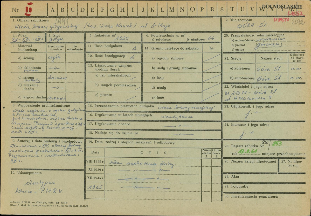 Karta zielona, skan nr 1