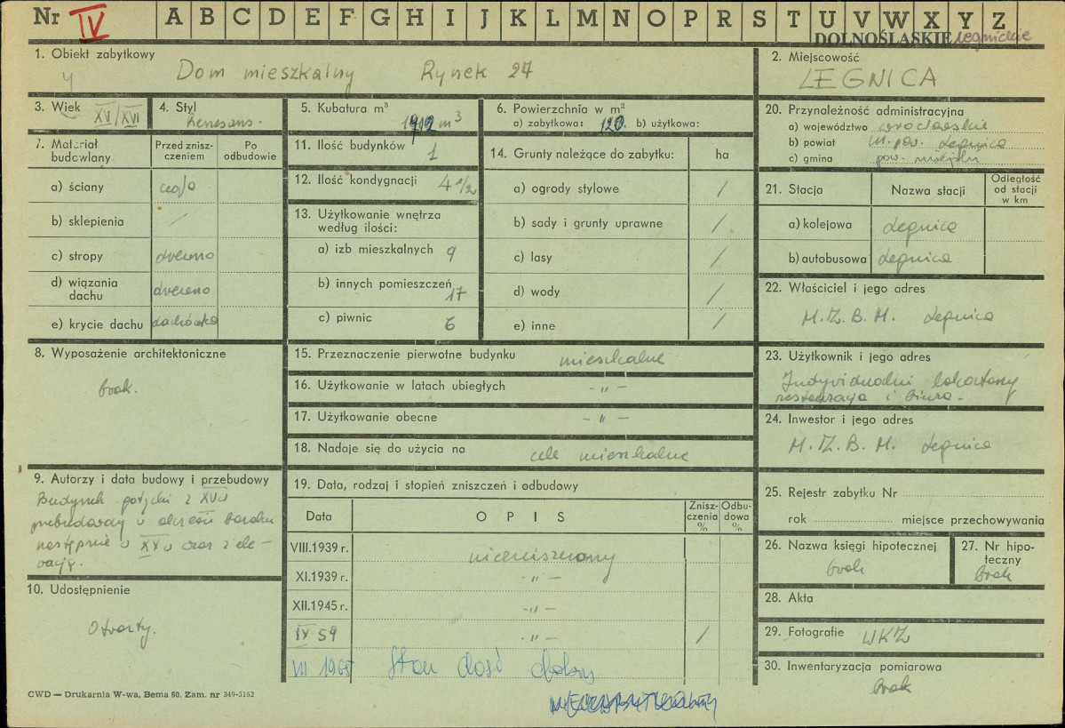 Karta zielona, skan nr 1