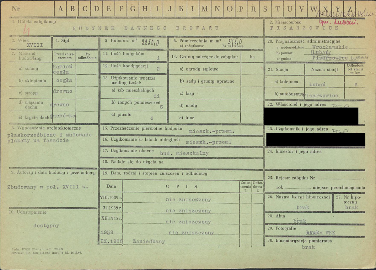 KZ - Karta zielona, skan nr 1