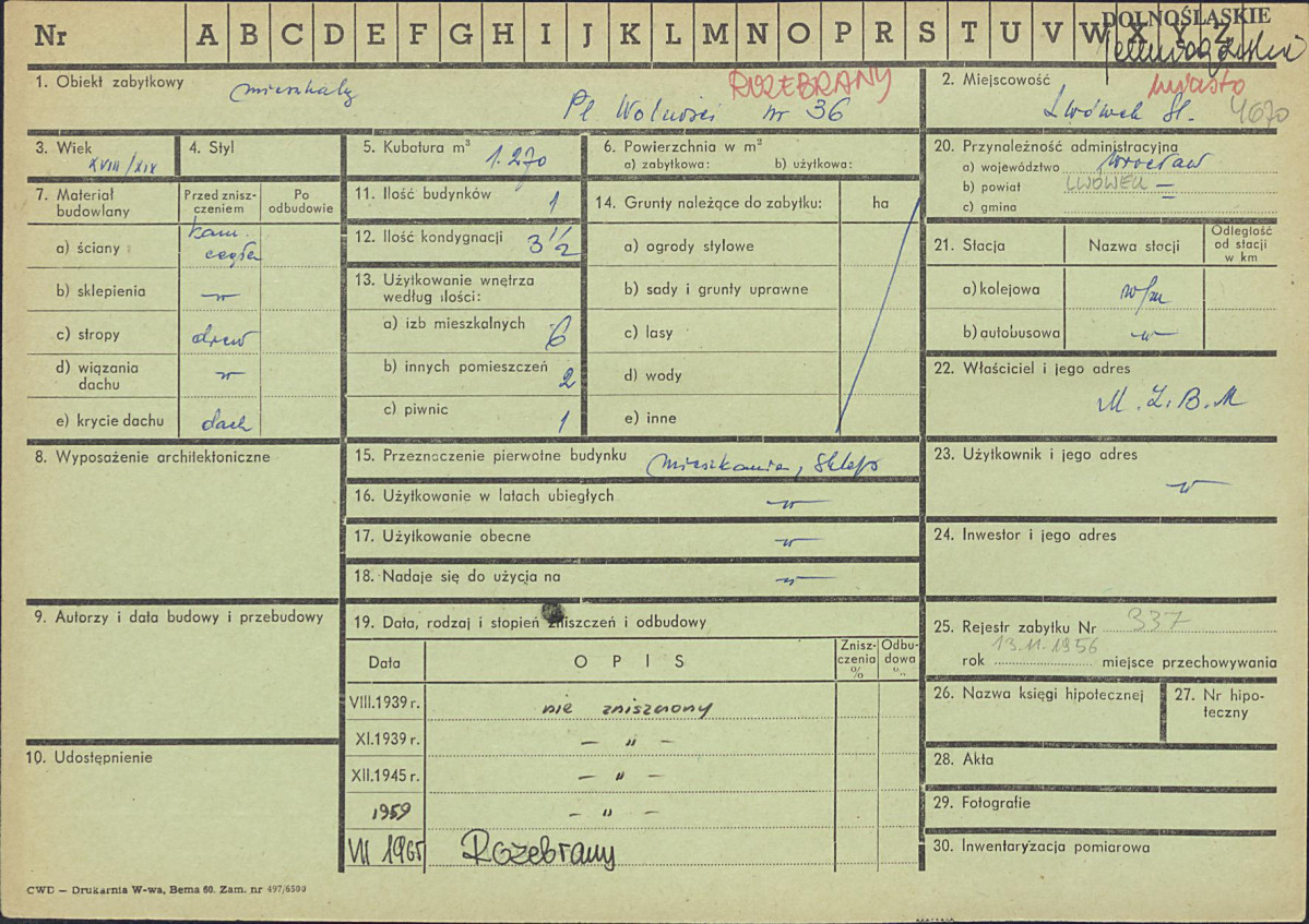 Karta zielona, skan nr 1