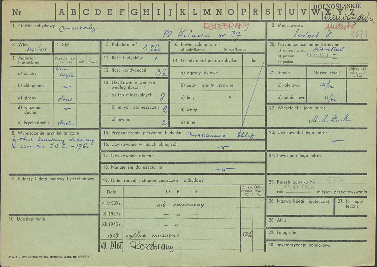 Karta zielona, skan nr 1