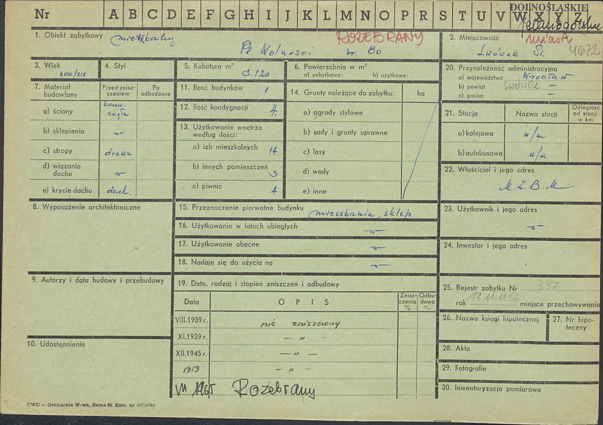 Karta zielona, skan nr 1