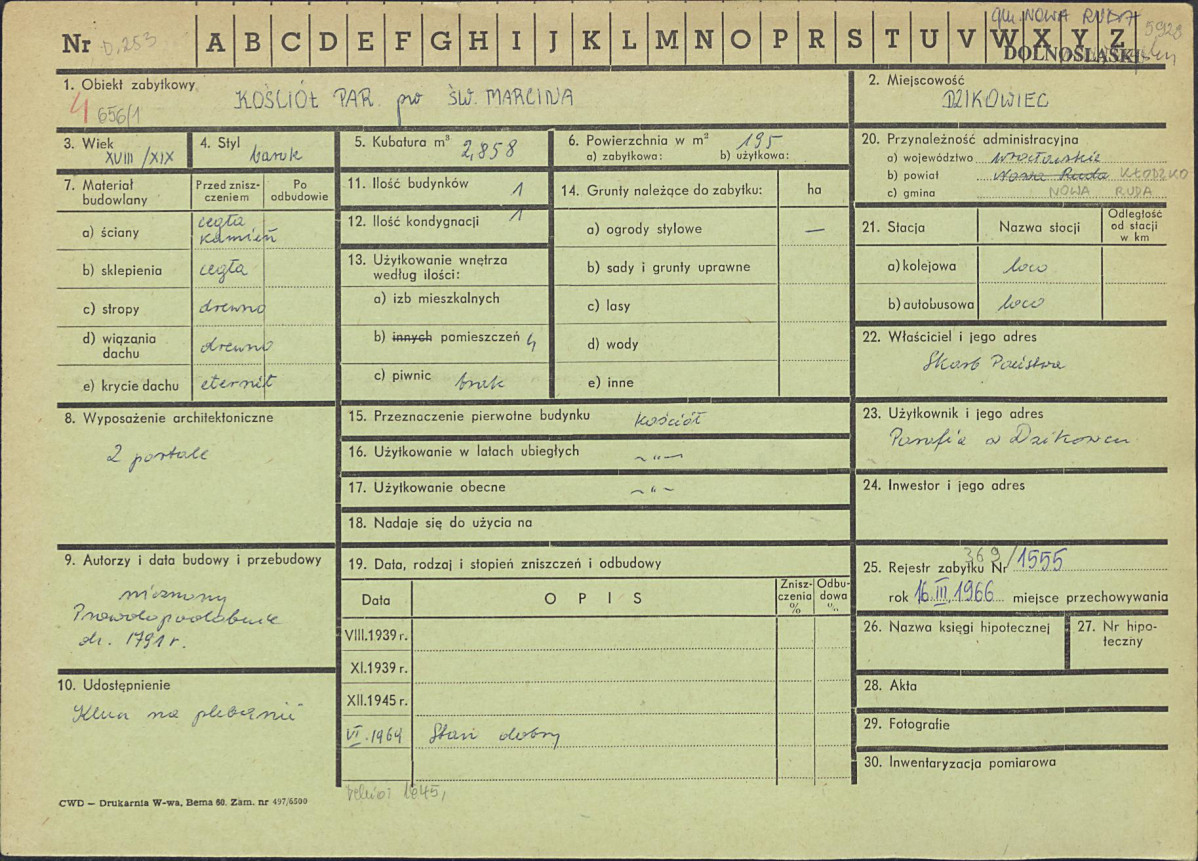 Karta zielona, skan nr 1