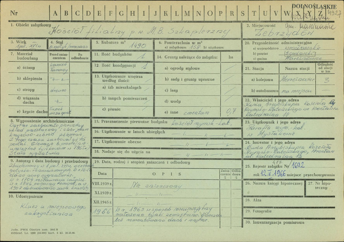 Karta zielona, skan nr 1