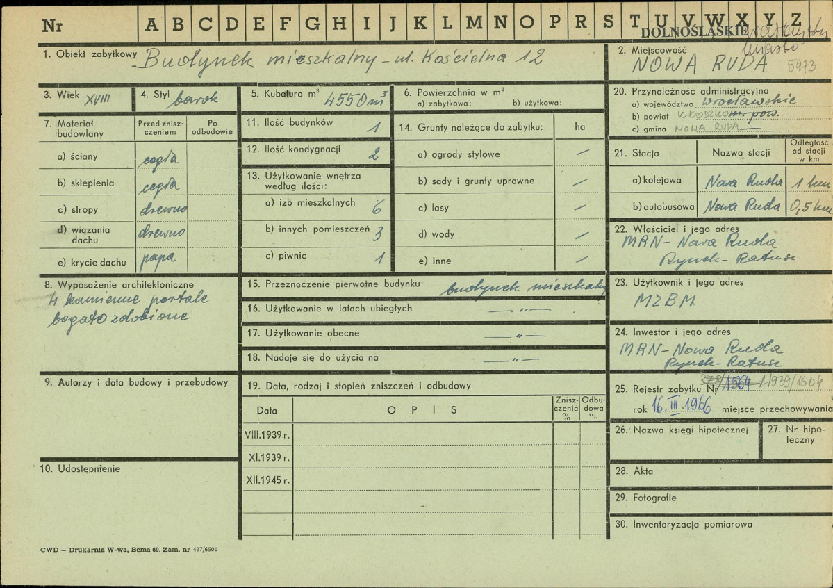 Karta zielona, skan nr 1