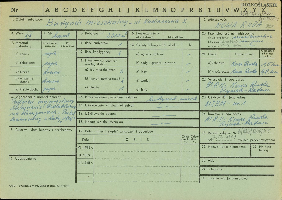 Karta zielona, skan nr 1