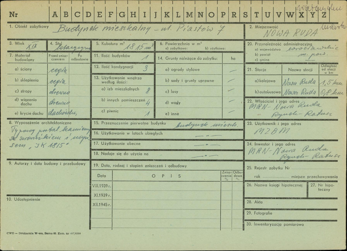 Karta zielona, skan nr 1