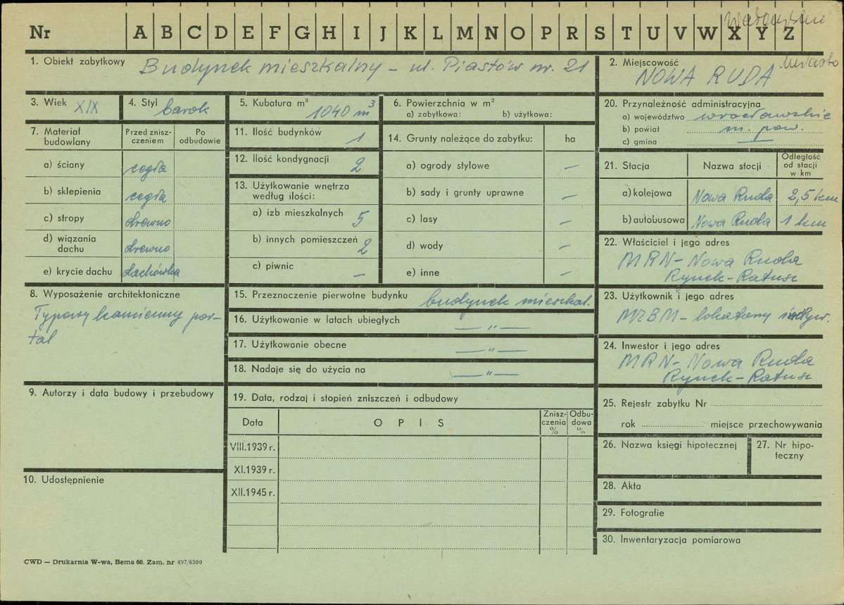 Karta zielona, skan nr 1