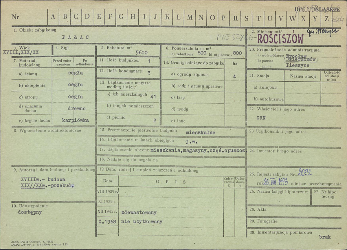 KZ - Karta zielona, skan nr 1
