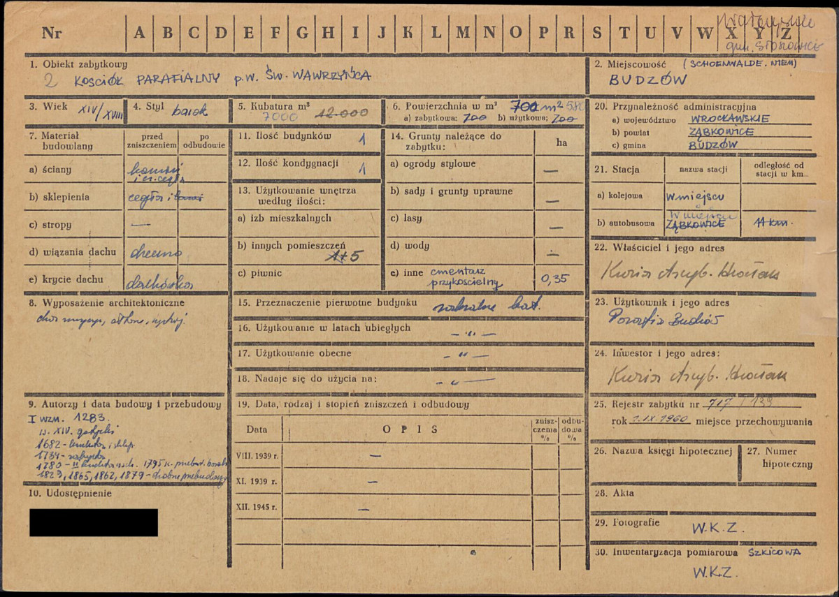 KZ - Karta zielona, skan nr 1