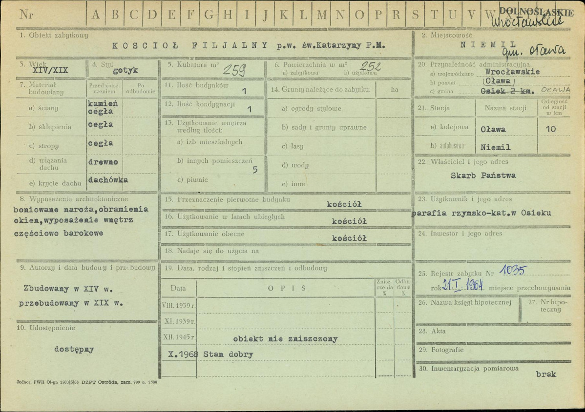 Karta zielona, skan nr 1